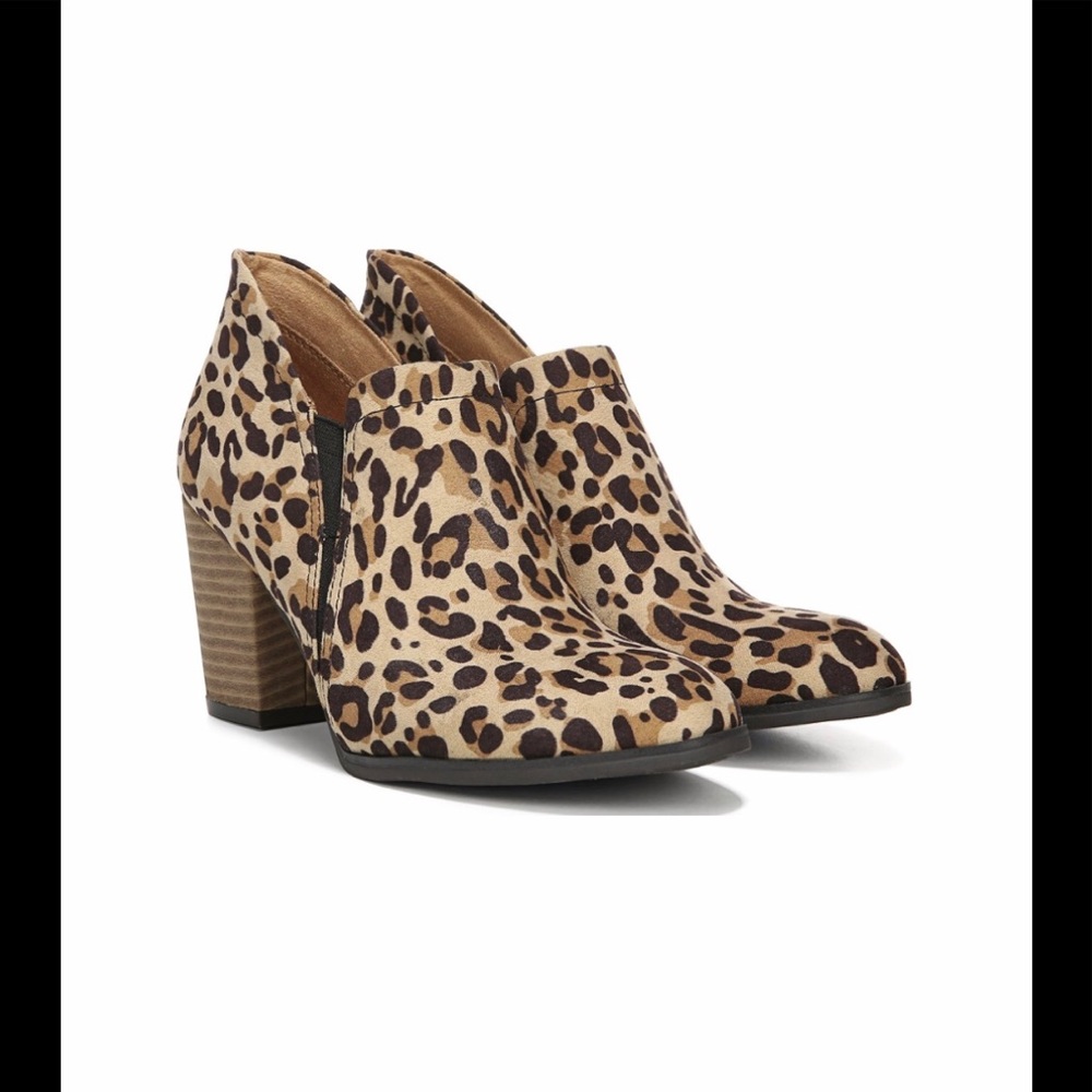 🌟NWT Dr Scholls Comfort Leopard Bootie 10 11 🌟🐆